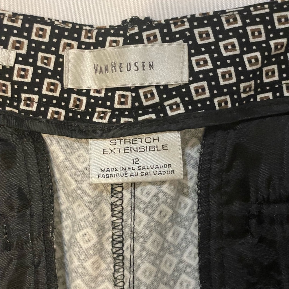 Van Heusen Modern Fit Stretch Extensible Pants Sz 12 - Picture 4 of 10